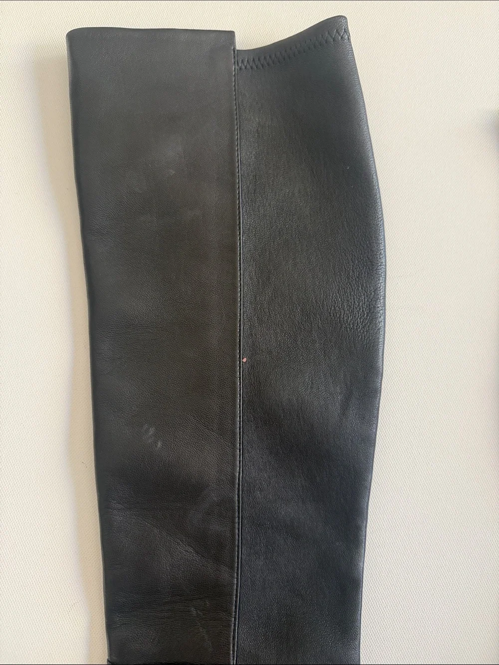 Stuart Weitzman Black Leather Knee-High Heeled Boots 5M